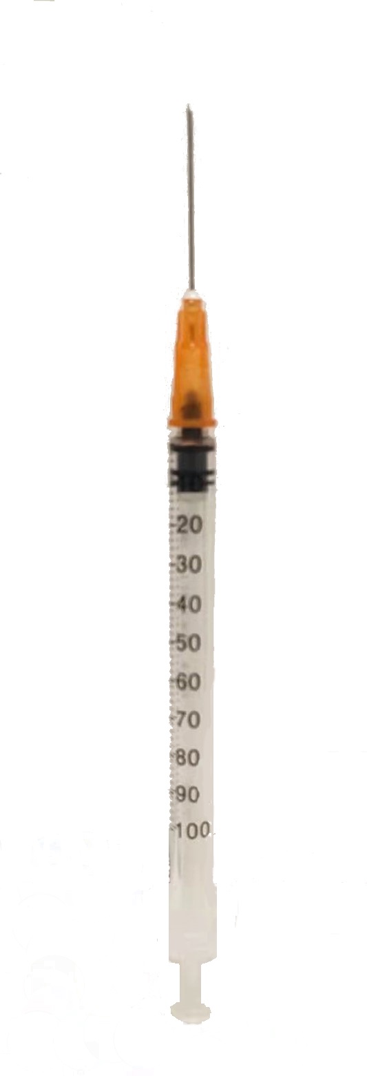   Impfung Einmalspritzen mit KANÜLE 1ml Luer, 1 Karton 3000Stück