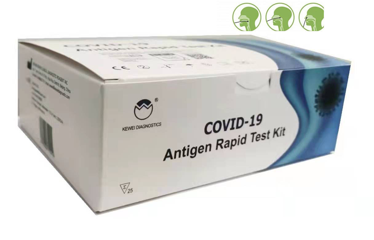       Kewei® COVID-19 ANTIGENTEST  3 in 1, 1 Box(25 Tests), nur an medizinisches Fachpersonal