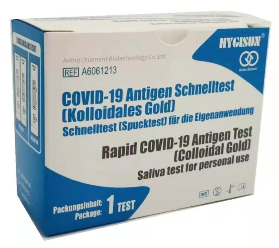   LAIEN Anbio Biotech® Spucktest für die Eigenanwendung ,50 Tests (Einzelverpackung)