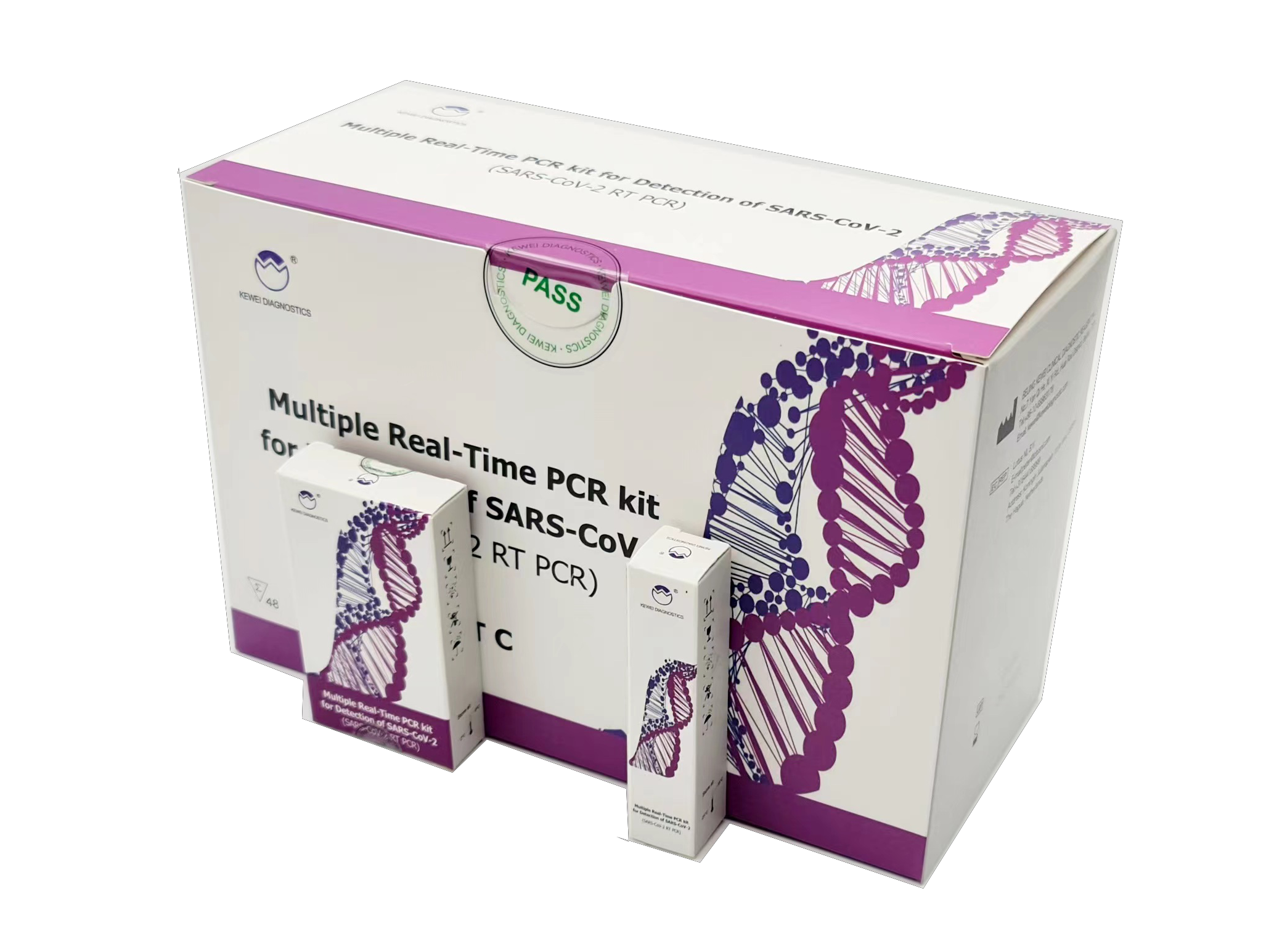          KEWEI® SARS-CoV-2 Test-Kit für Egens®  PCR Gerät(Part A,B,C)(48 pc/box) sofort lieferbar!!! 