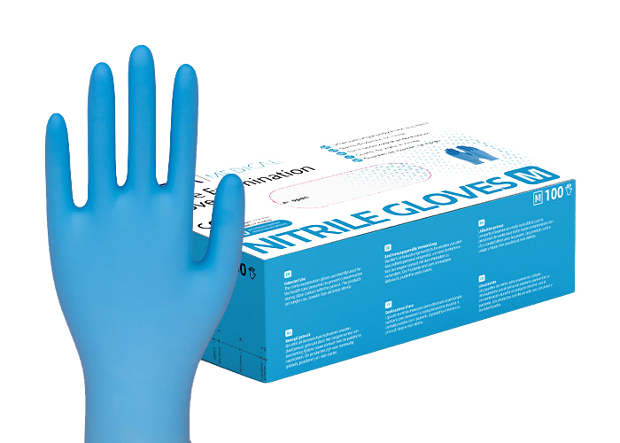     Nitril-Handschuhe KINGFA® puderfrei, Größe L,XL, 100St.(1 box)